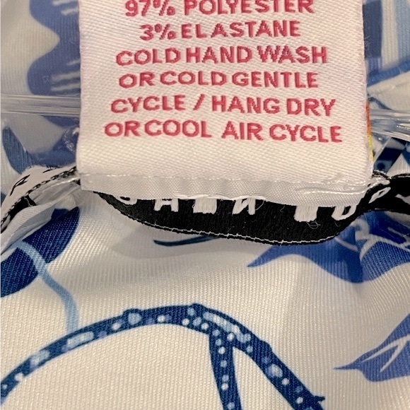 Vintage Gretchen Scott Blue and White Dress - Picture 8 of 9